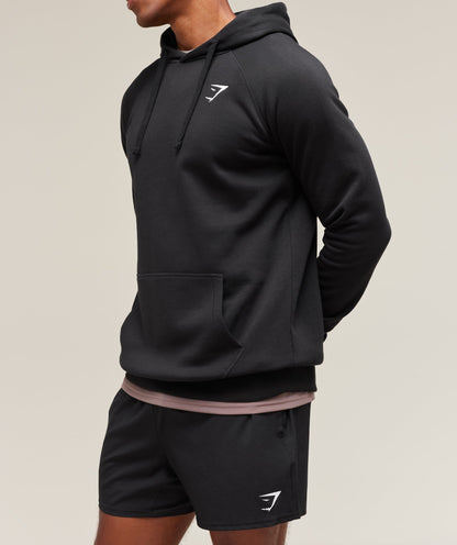 Gymshark Crest Hoodie Black — Gymshark | Authentic India