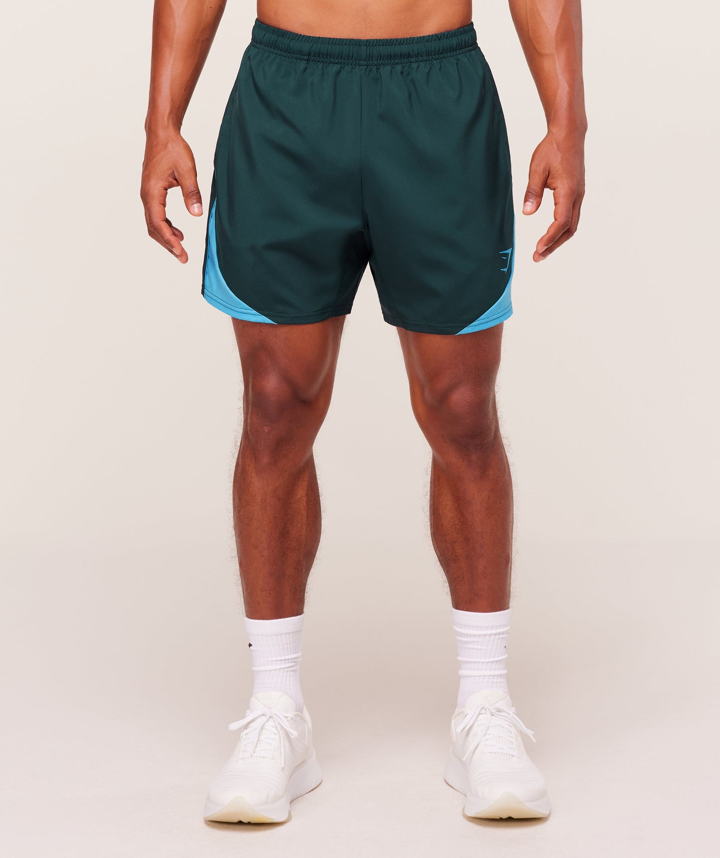 Gymshark Arrival Block 6" Shorts Deep Petrol Blue — Gymshark | Authentic India