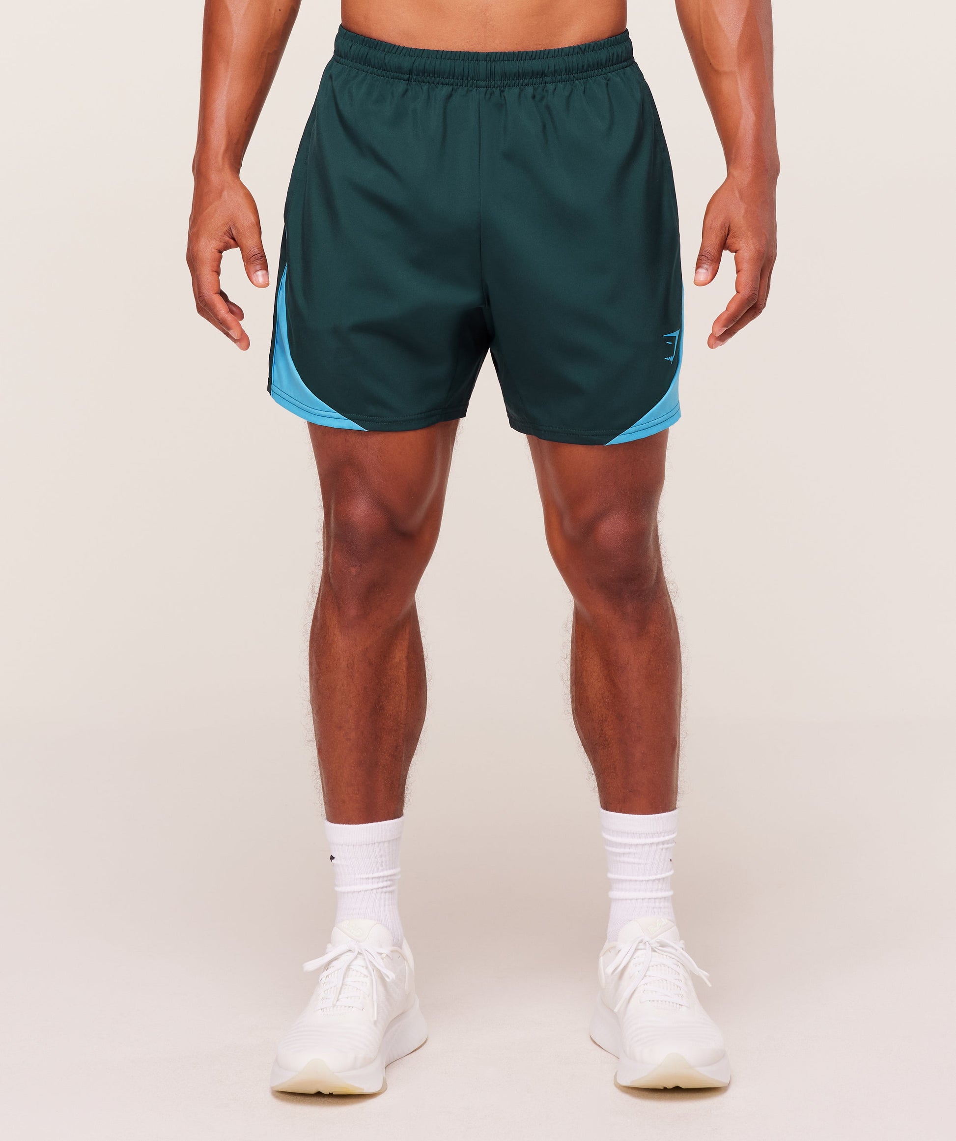Gymshark Arrival Block 6" Shorts Deep Petrol Blue — Gymshark | Authentic India