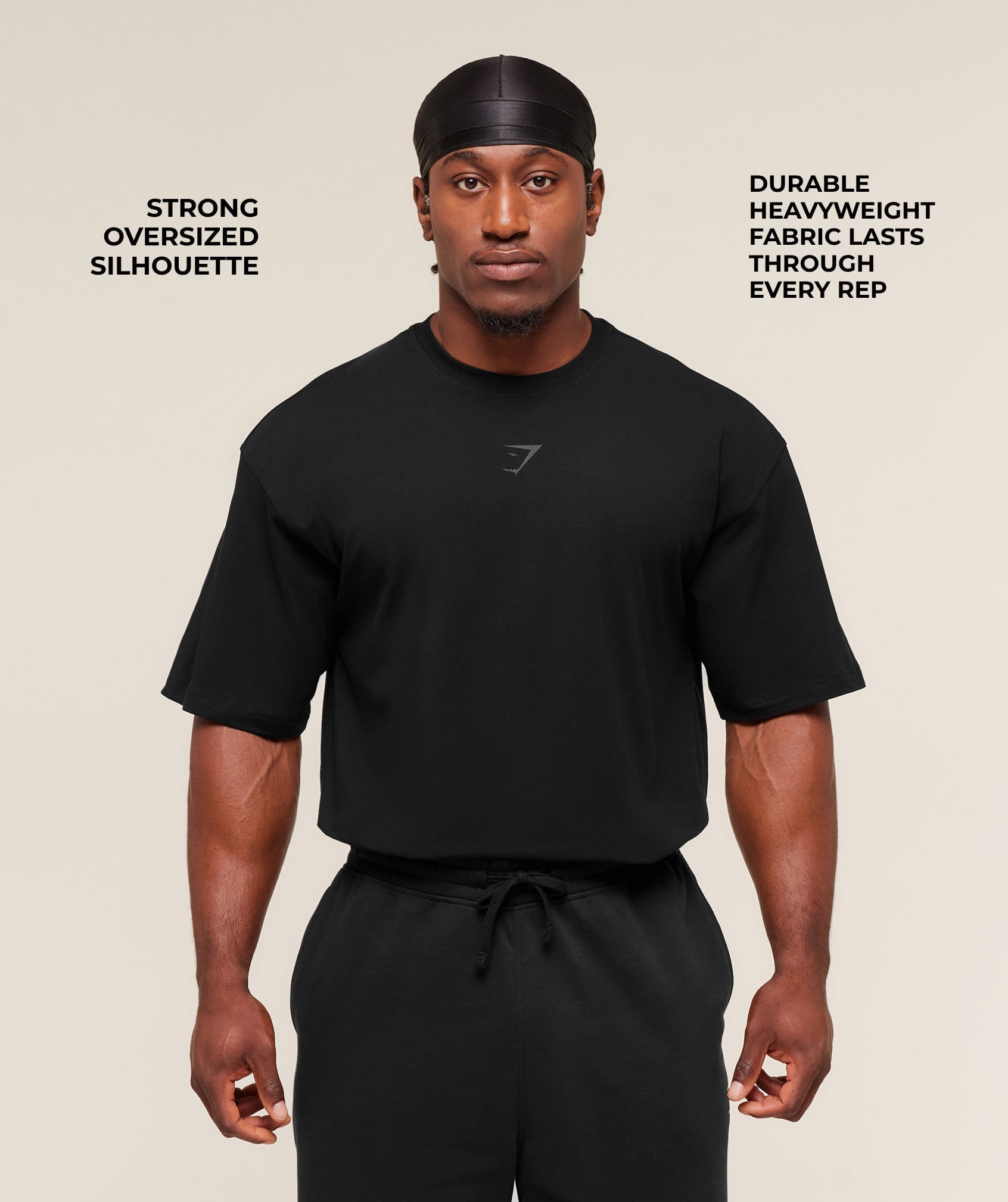 Gymshark Power T-Shirt Black — Gymshark | Authentic India