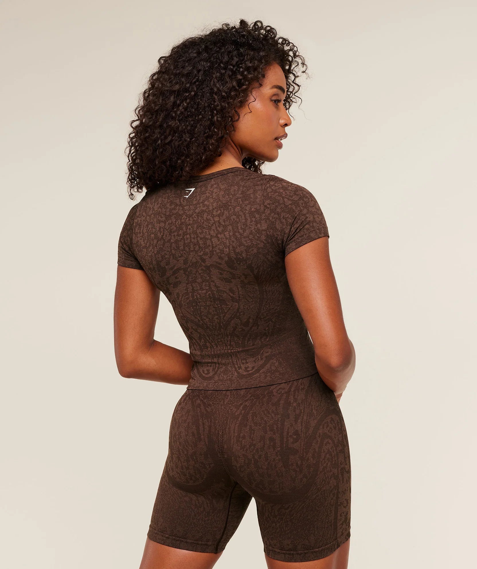 GYMSHARK Adapt Animal X Whitney Short Sleeve Top — Gymshark | Authentic India