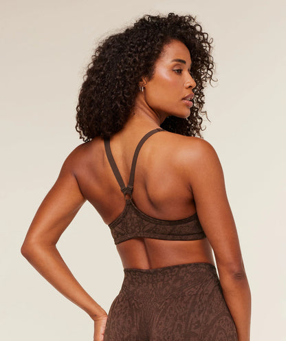 GYMSHARK Adapt Animal Sports Bra Brown — Gymshark | Authentic India