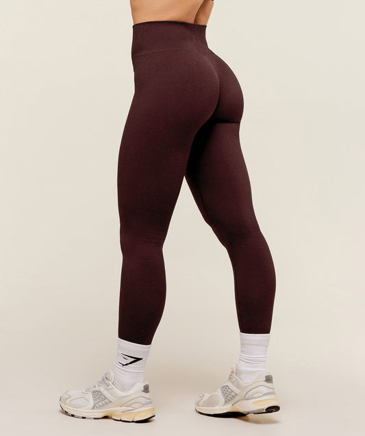 Women's Gymshark Adapt Fleck X Whitney Seamless Leggings Cherry Purple — Gymshark | Authentic India