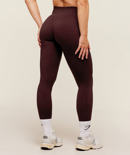 Women's Gymshark Adapt Fleck X Whitney Seamless Leggings Cherry Purple — Gymshark | Authentic India