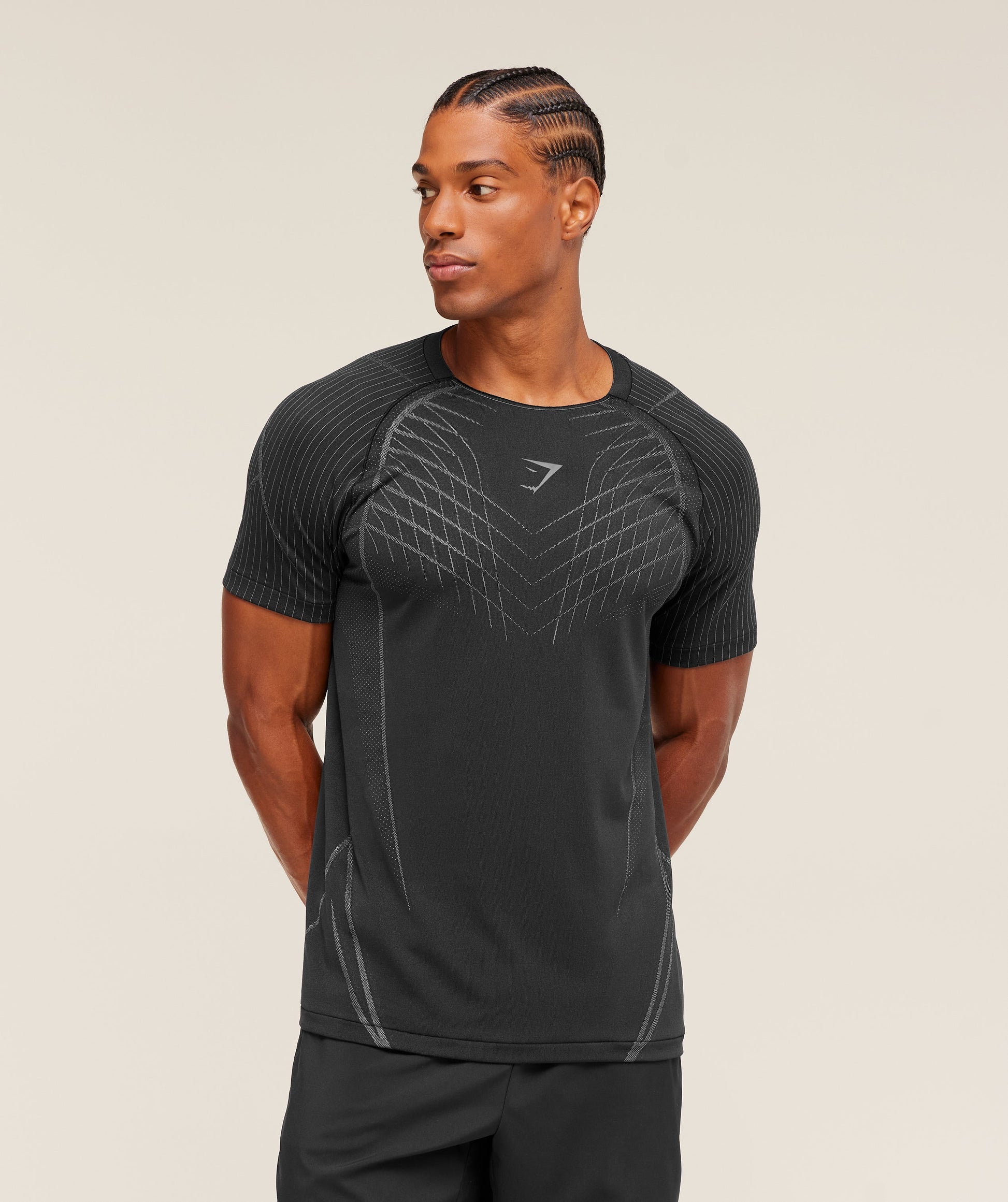 Gymshark Apex Seamless T-Shirt Black — Gymshark | Authentic India