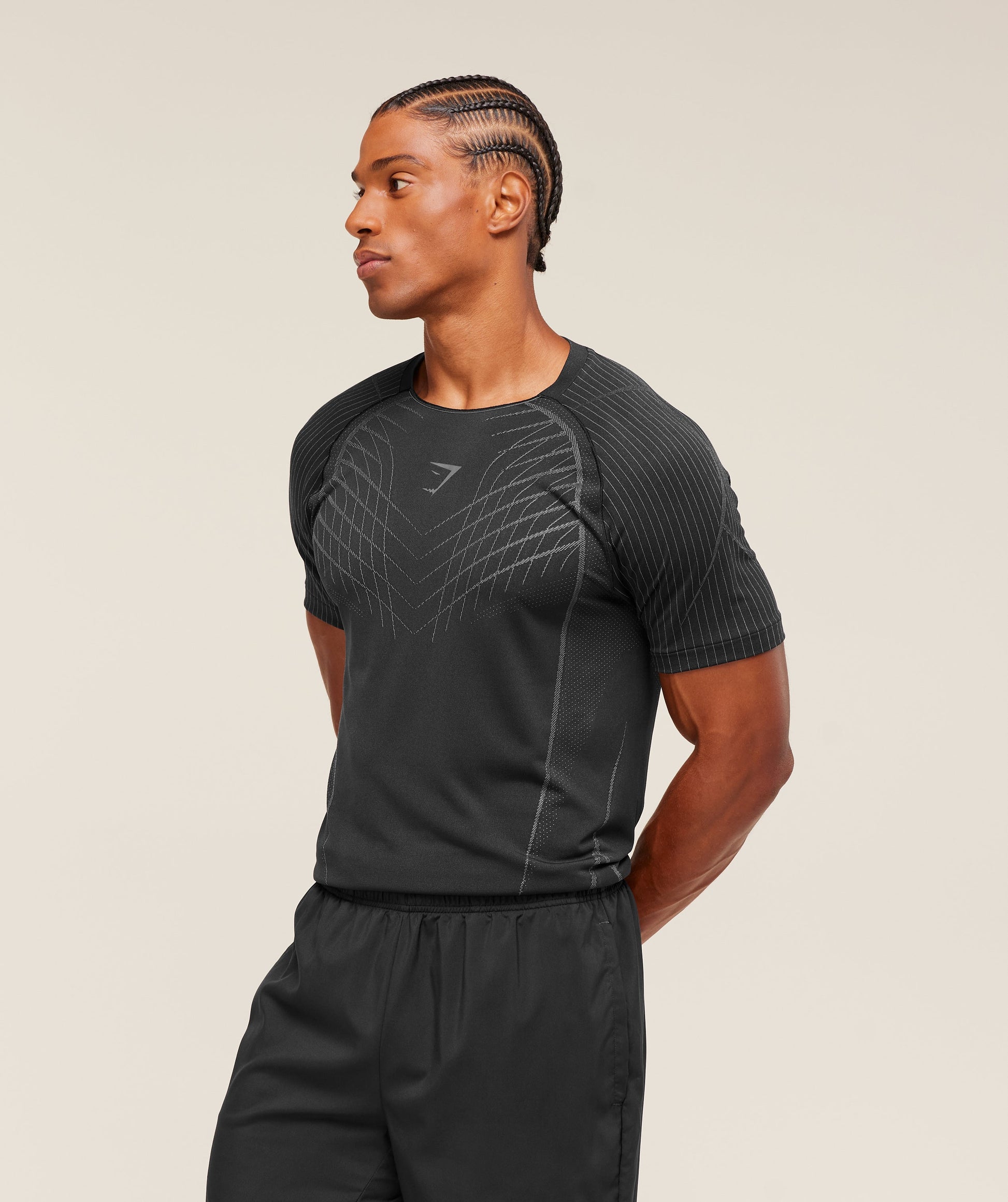 Gymshark Apex Seamless T-Shirt Black — Gymshark | Authentic India