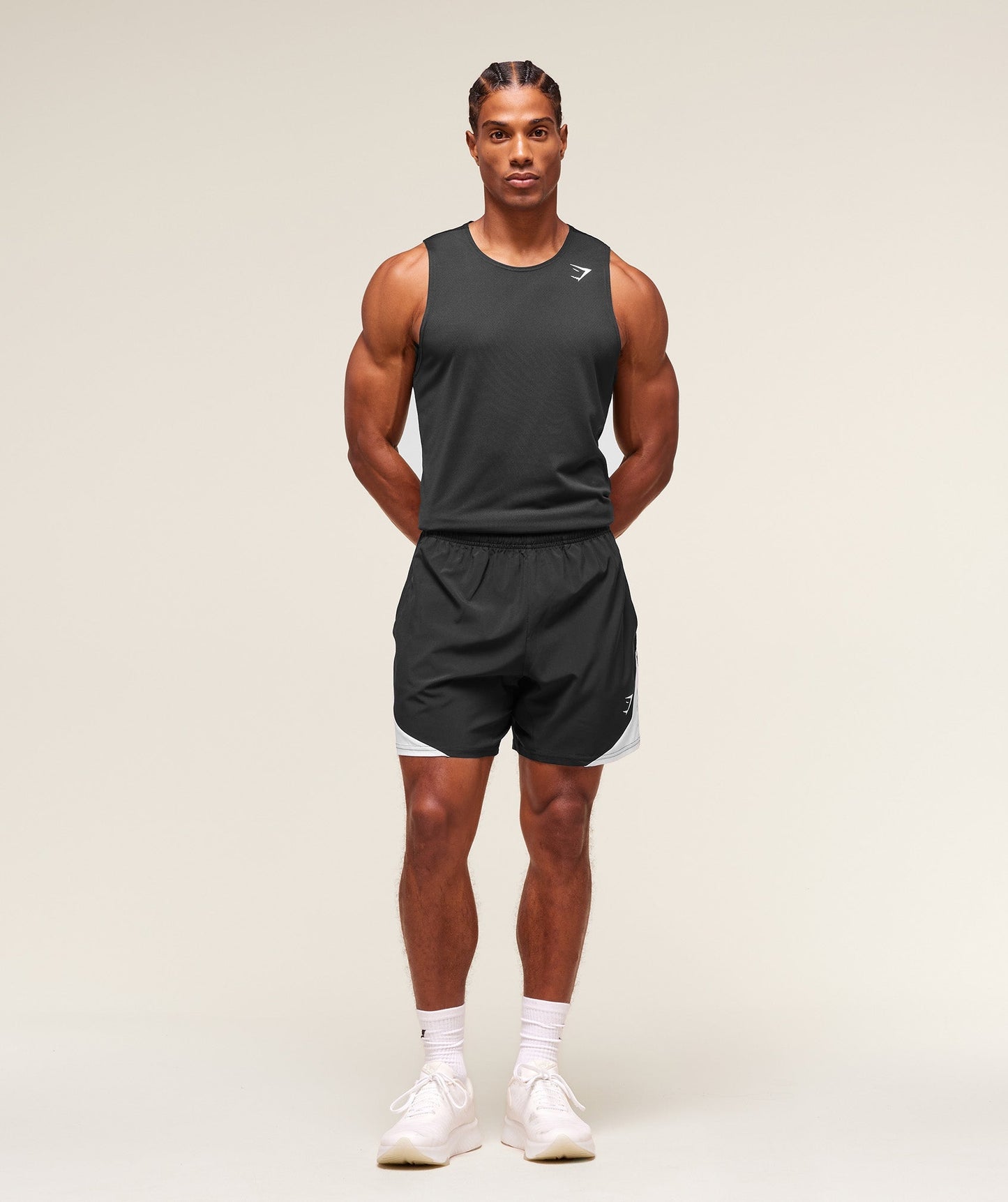 Gymshark Arrival Block 6" Shorts Black — Gymshark | Authentic India