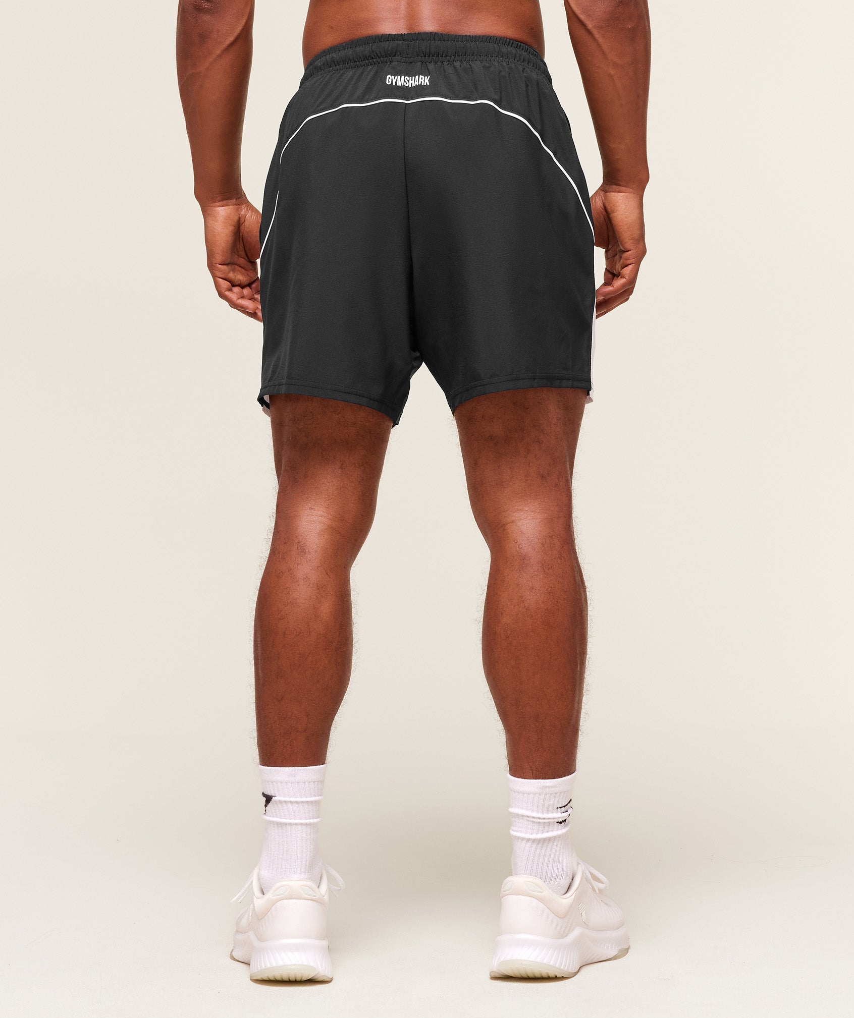 Gymshark Arrival Block 6" Shorts Black — Gymshark | Authentic India