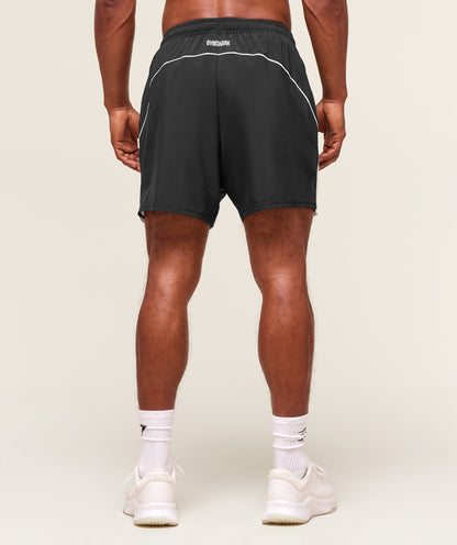 Gymshark Arrival Block 6" Shorts Black — Gymshark | Authentic India