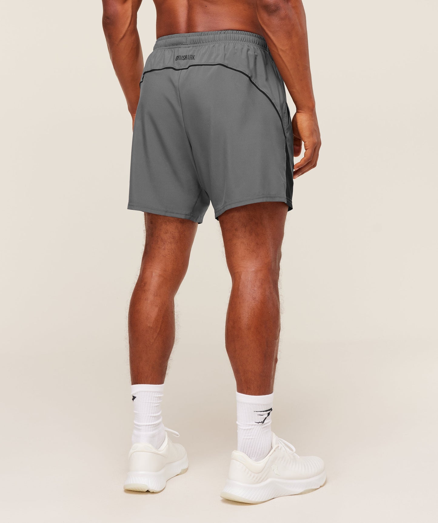 Gymshark Arrival Block 6" Shorts Dark Grey — Gymshark | Authentic India