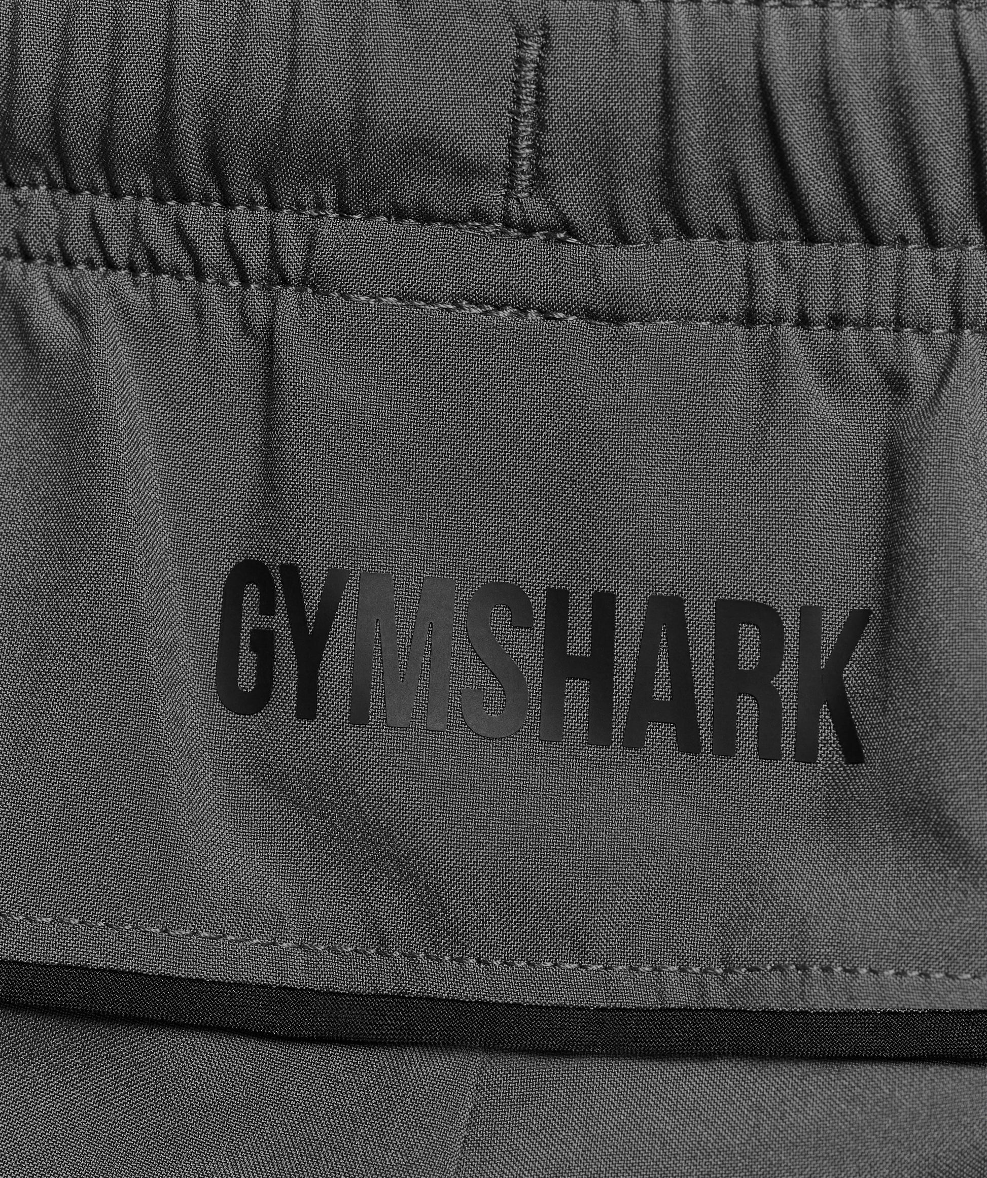 Gymshark Arrival Block 6" Shorts Dark Grey — Gymshark | Authentic India
