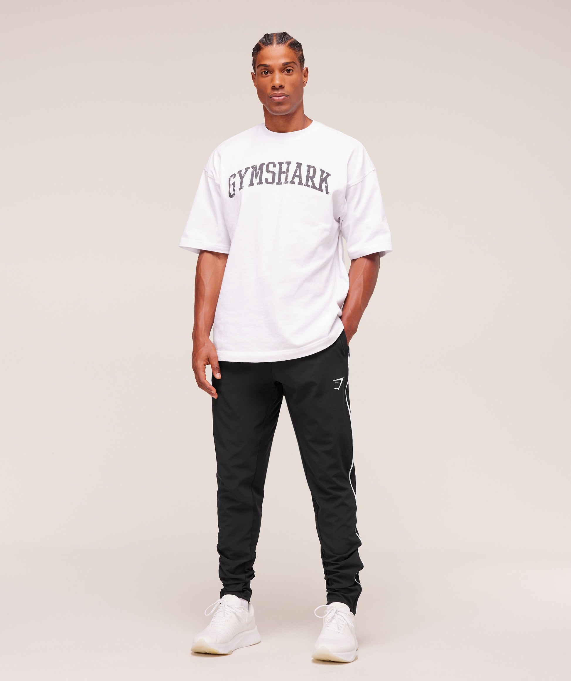 Gymshark Arrival Woven Block Joggers Black — Gymshark | Authentic India