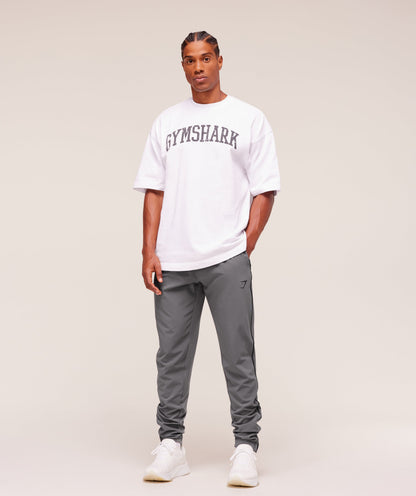 Gymshark Arrival Woven Block Joggers Dark Grey — Gymshark | Authentic India