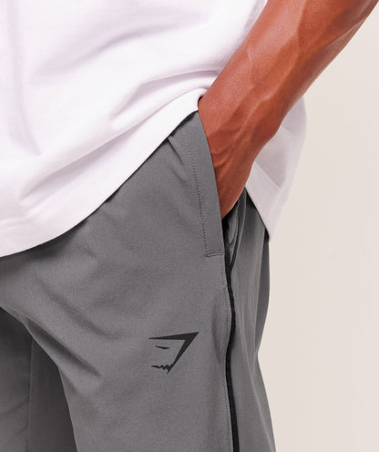Gymshark Arrival Woven Block Joggers Dark Grey — Gymshark | Authentic India