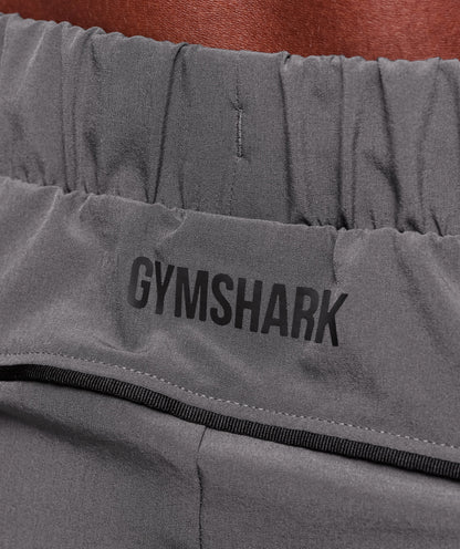 Gymshark Arrival Woven Block Joggers Dark Grey — Gymshark | Authentic India