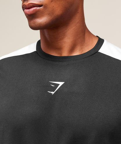 Gymshark Arrival Block T-Shirt Black — Gymshark | Authentic India