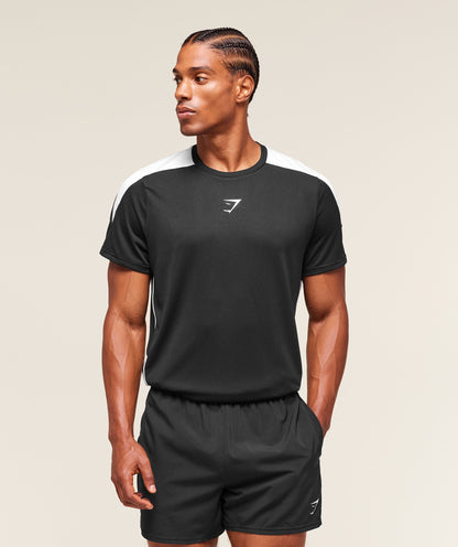 Gymshark Arrival Block T-Shirt Black — Gymshark | Authentic India