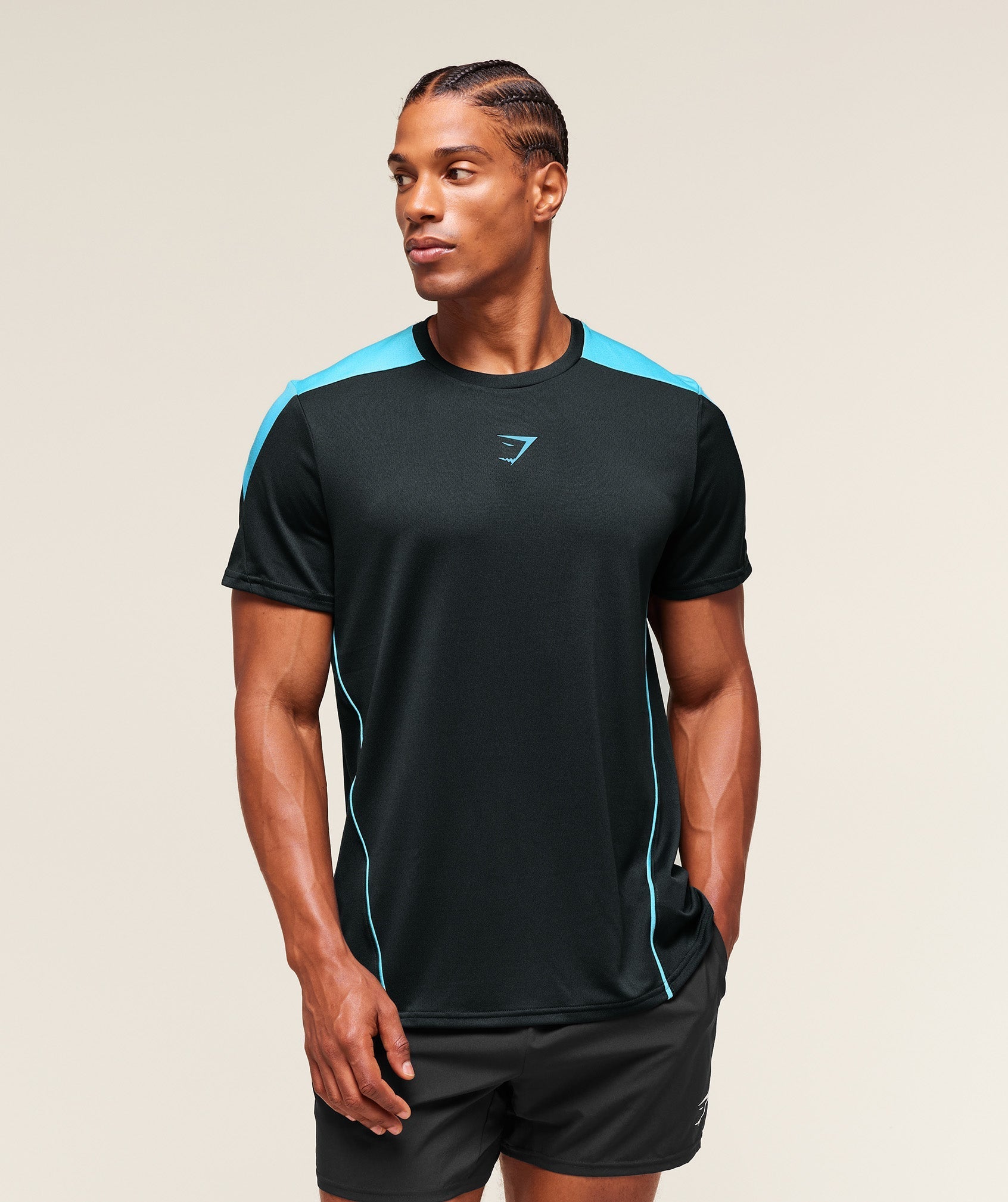 Gymshark Arrival Block T-Shirt Deep Petrol Blue — Gymshark | Authentic India