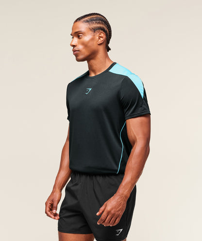 Gymshark Arrival Block T-Shirt Deep Petrol Blue — Gymshark | Authentic India