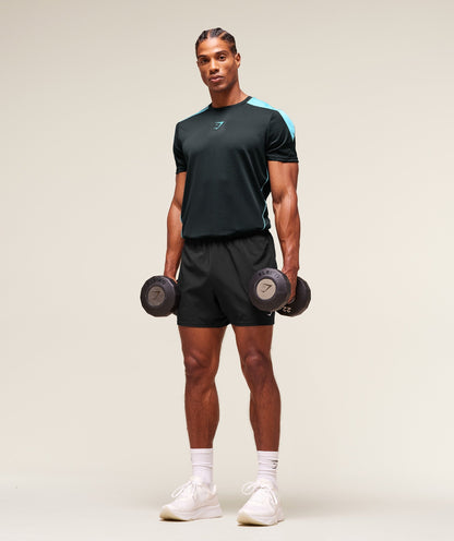 Gymshark Arrival Block T-Shirt Deep Petrol Blue — Gymshark | Authentic India