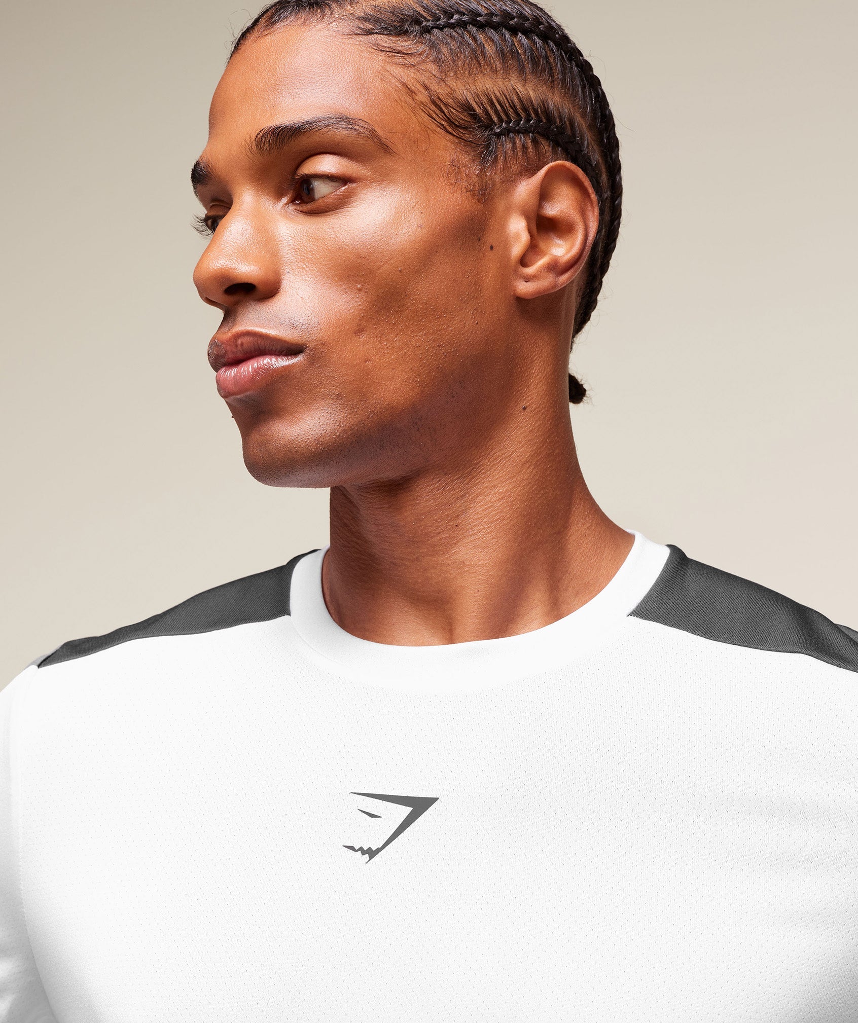 Gymshark Arrival Block T-Shirt White — Gymshark | Authentic India