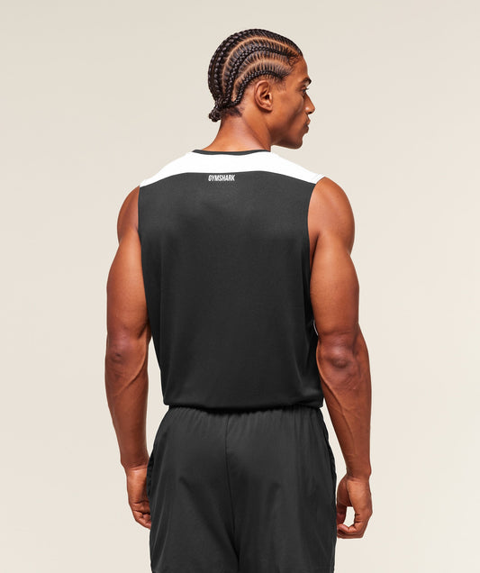 Gymshark Arrival Block Tank Black — Gymshark | Authentic India