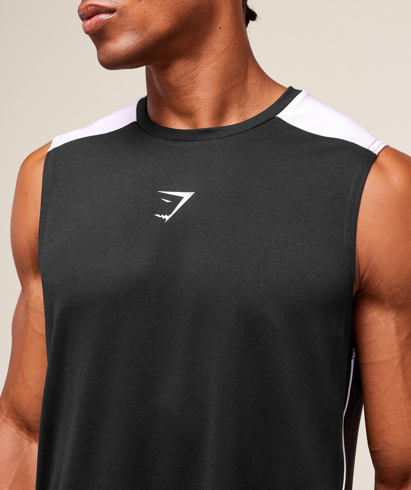 Gymshark Arrival Block Tank Black — Gymshark | Authentic India