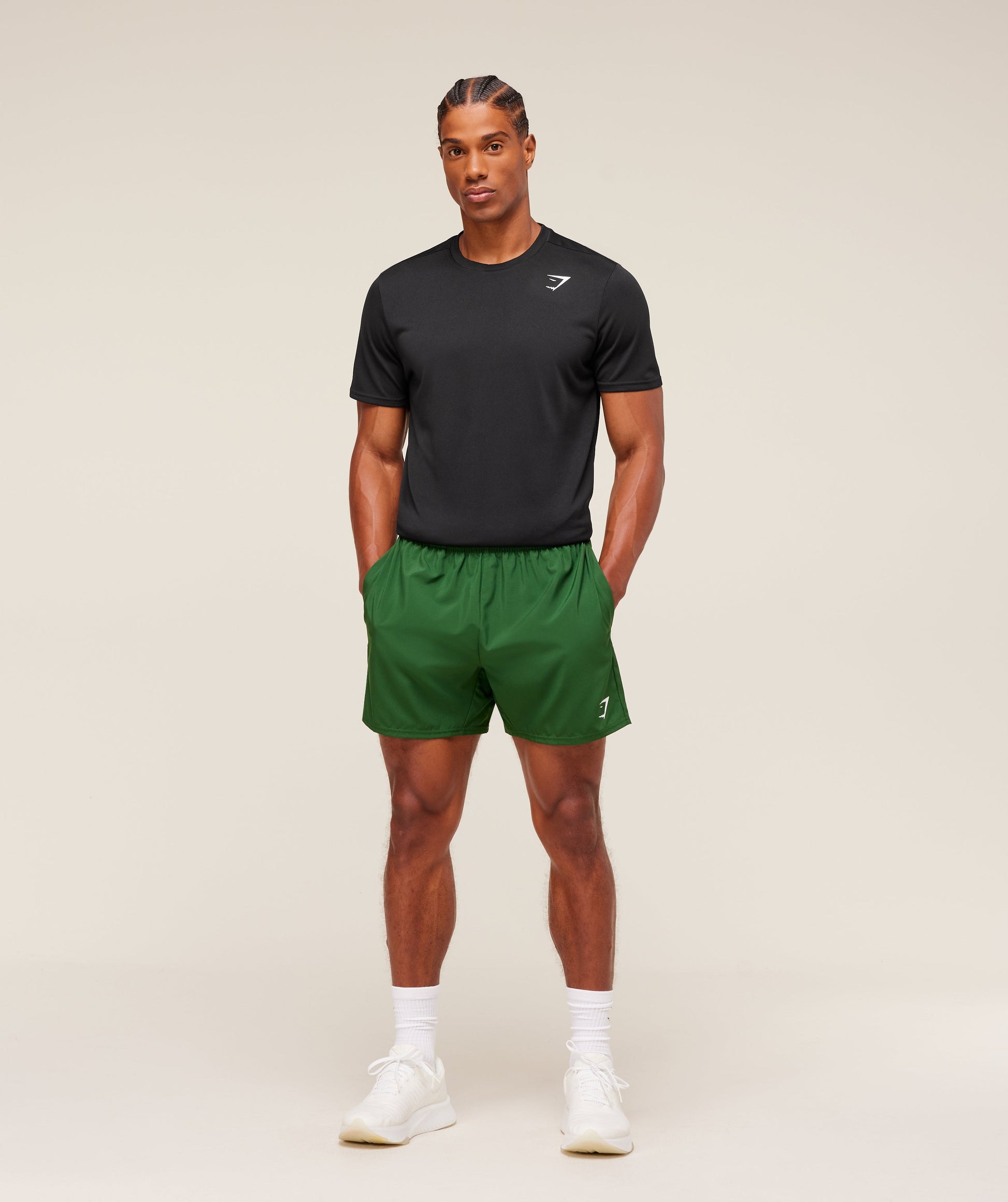 Gymshark Arrival 5" Shorts Athletic Green — Gymshark | Authentic India