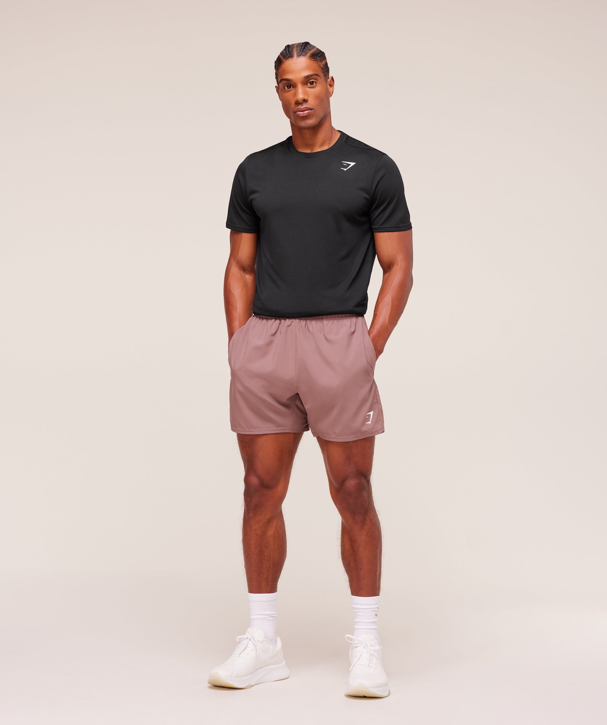 Gymshark Arrival 5" Shorts Chestnut Pink — Gymshark | Authentic India