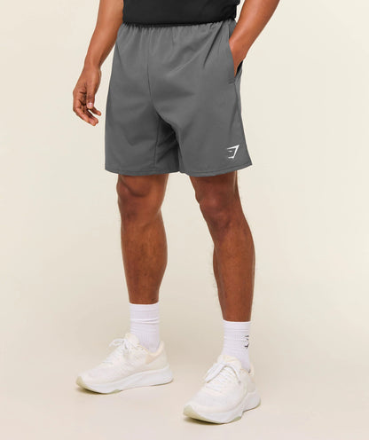 GYMSHARK Arrival 7 Shorts Silhouette Grey — Gymshark | Authentic India