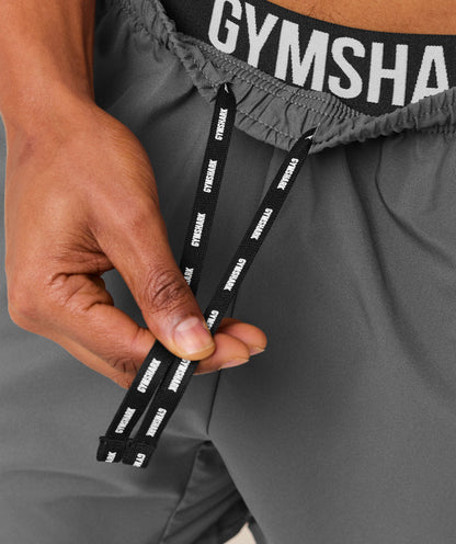 GYMSHARK Arrival 7 Shorts Silhouette Grey — Gymshark | Authentic India