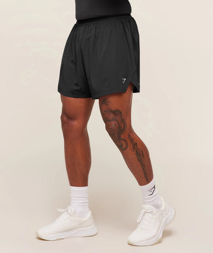 GYM SHARK Running Short 6 Shorts Black — Gymshark | Authentic India