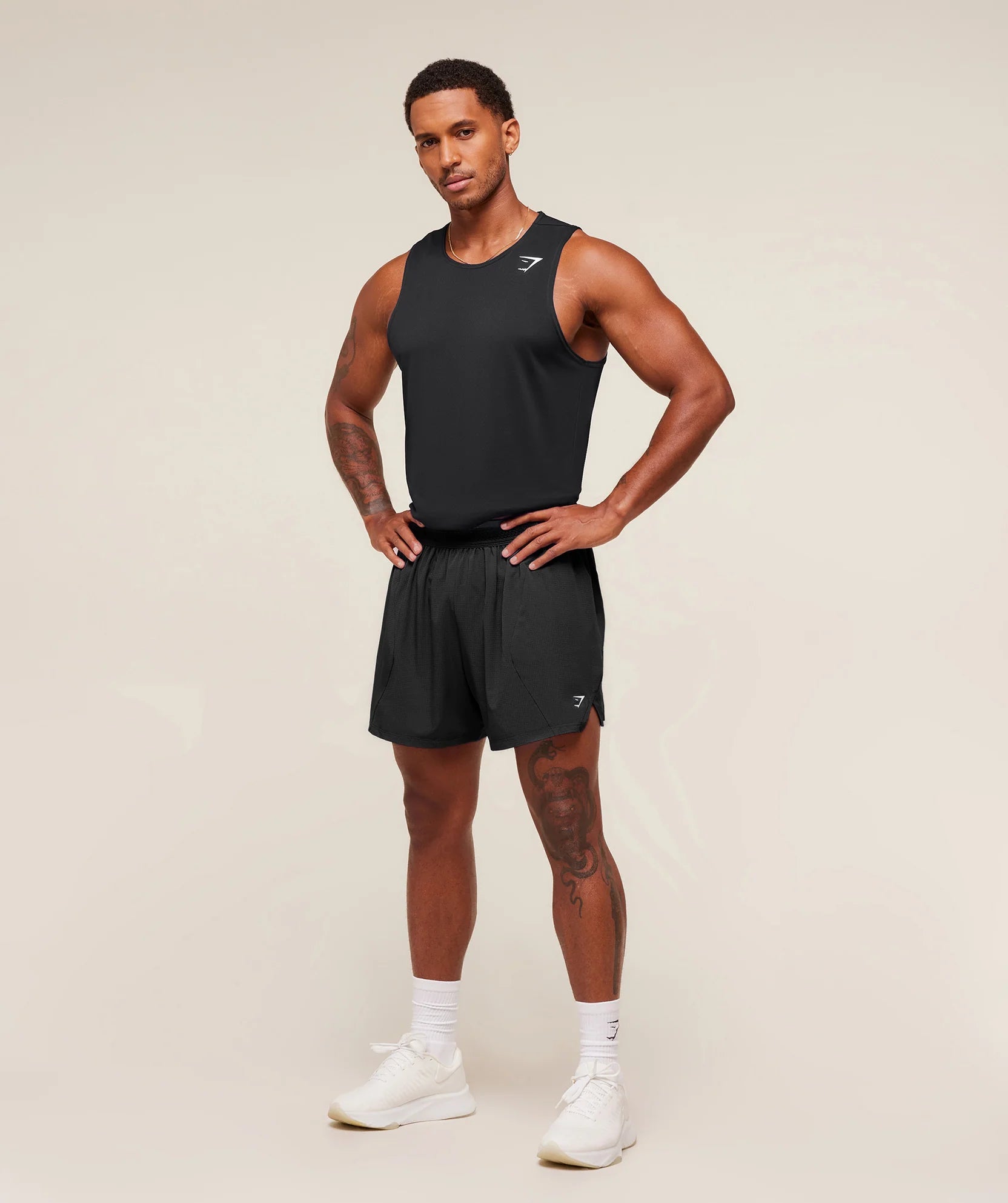 GYM SHARK Running Short 6 Shorts Black — Gymshark | Authentic India