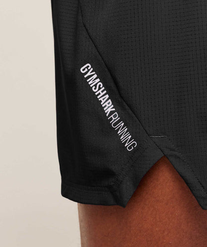 GYM SHARK Running Short 6 Shorts Black — Gymshark | Authentic India