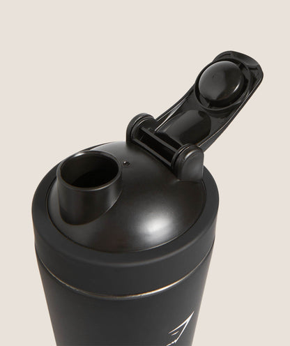 Women's Gymshark Matte Metal Shaker Black — Gymshark | Authentic India
