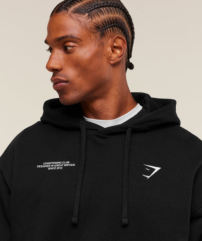 GYMSHARK Conditioning Club Hoodie Black — Gymshark | Authentic India