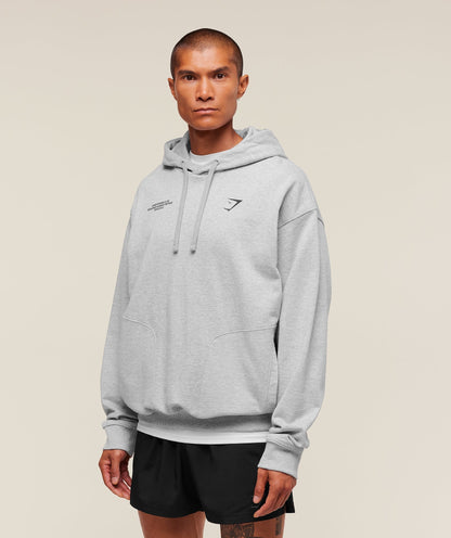 Gymshark Conditioning Club Hoodie Light Grey Core Marl — Gymshark | Authentic India