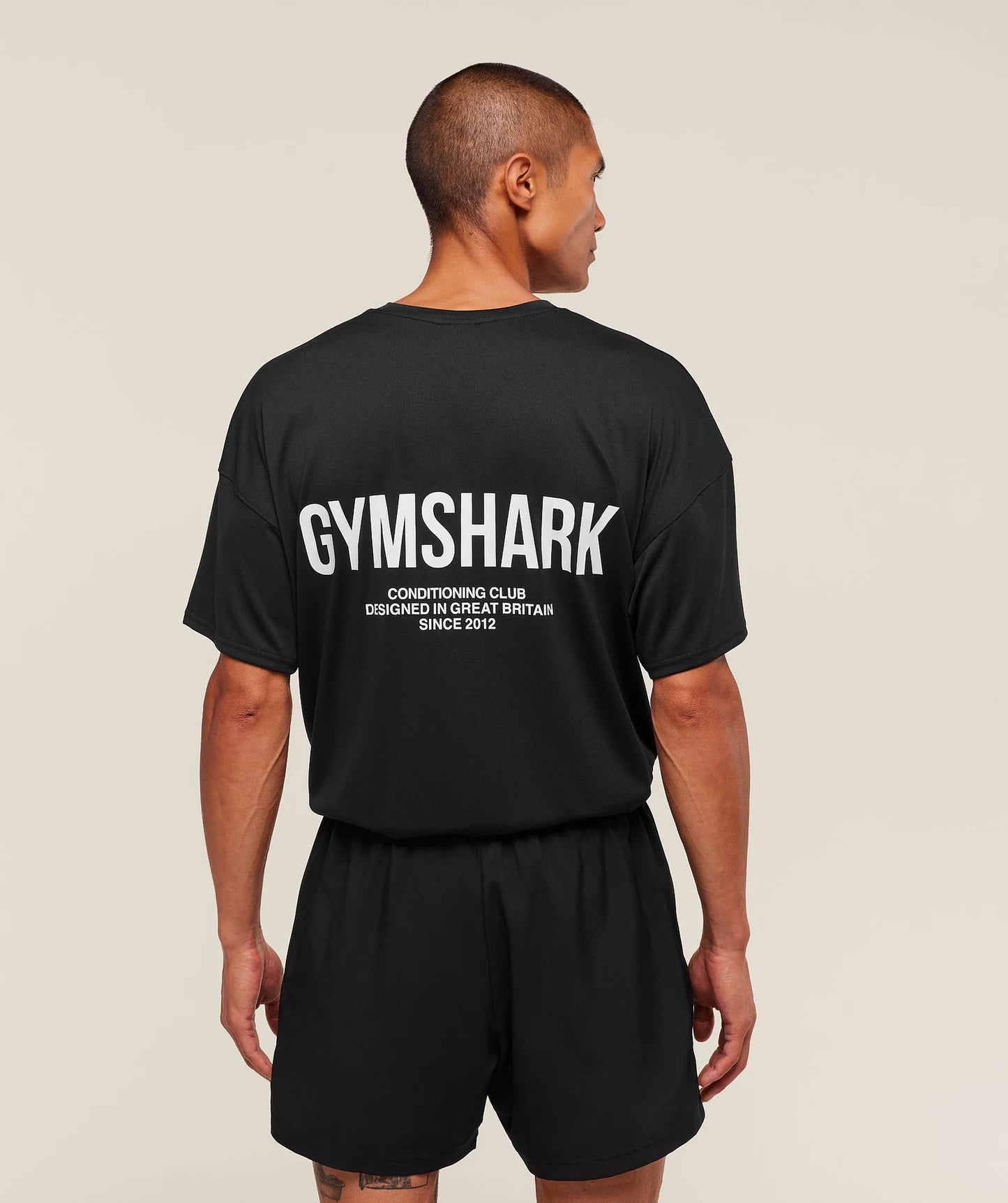 GYMSHARK Conditioning Club Oversized T Shirt Black — Gymshark | Authentic India