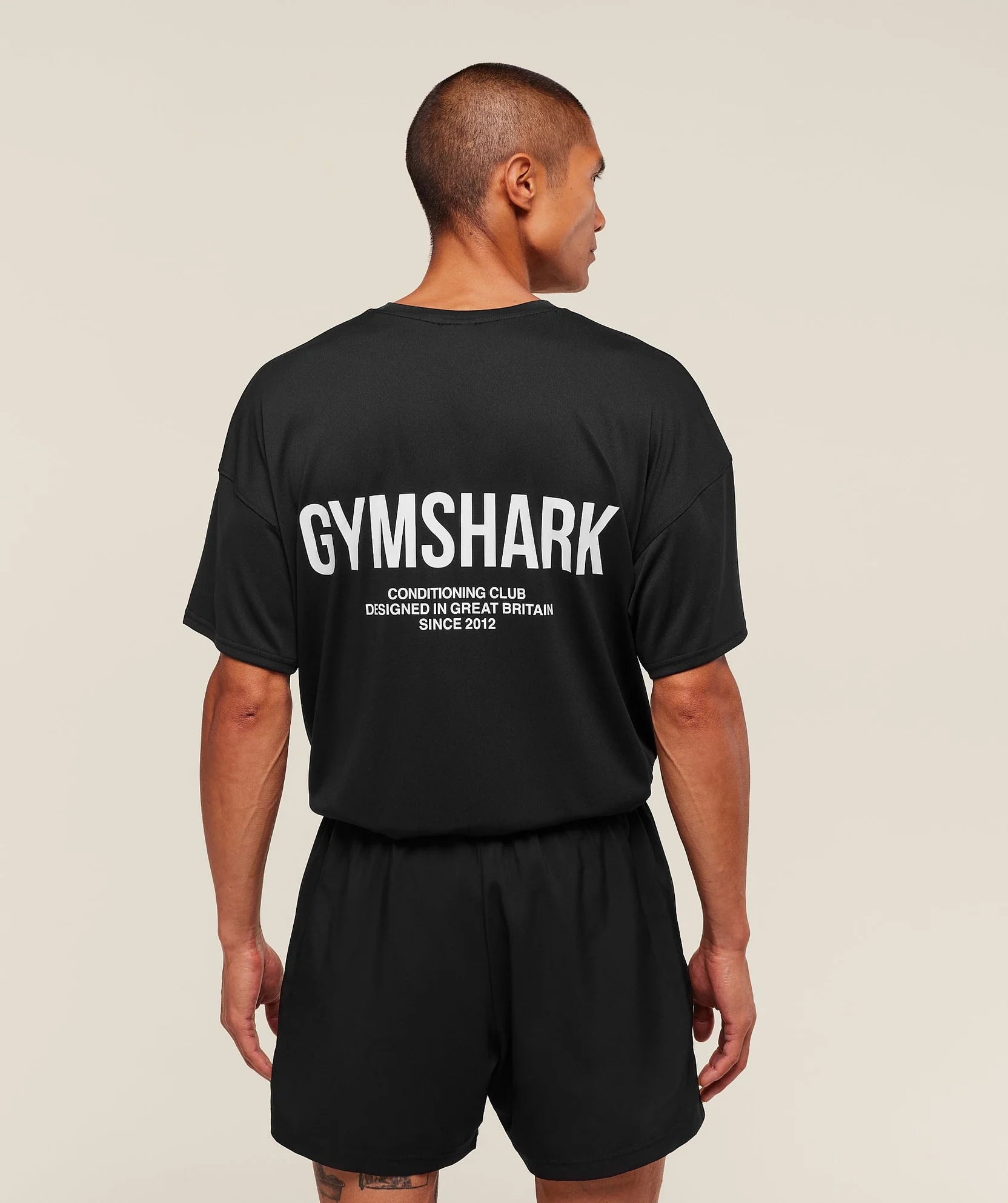 GYMSHARK Conditioning Club Oversized T Shirt Black — Gymshark | Authentic India