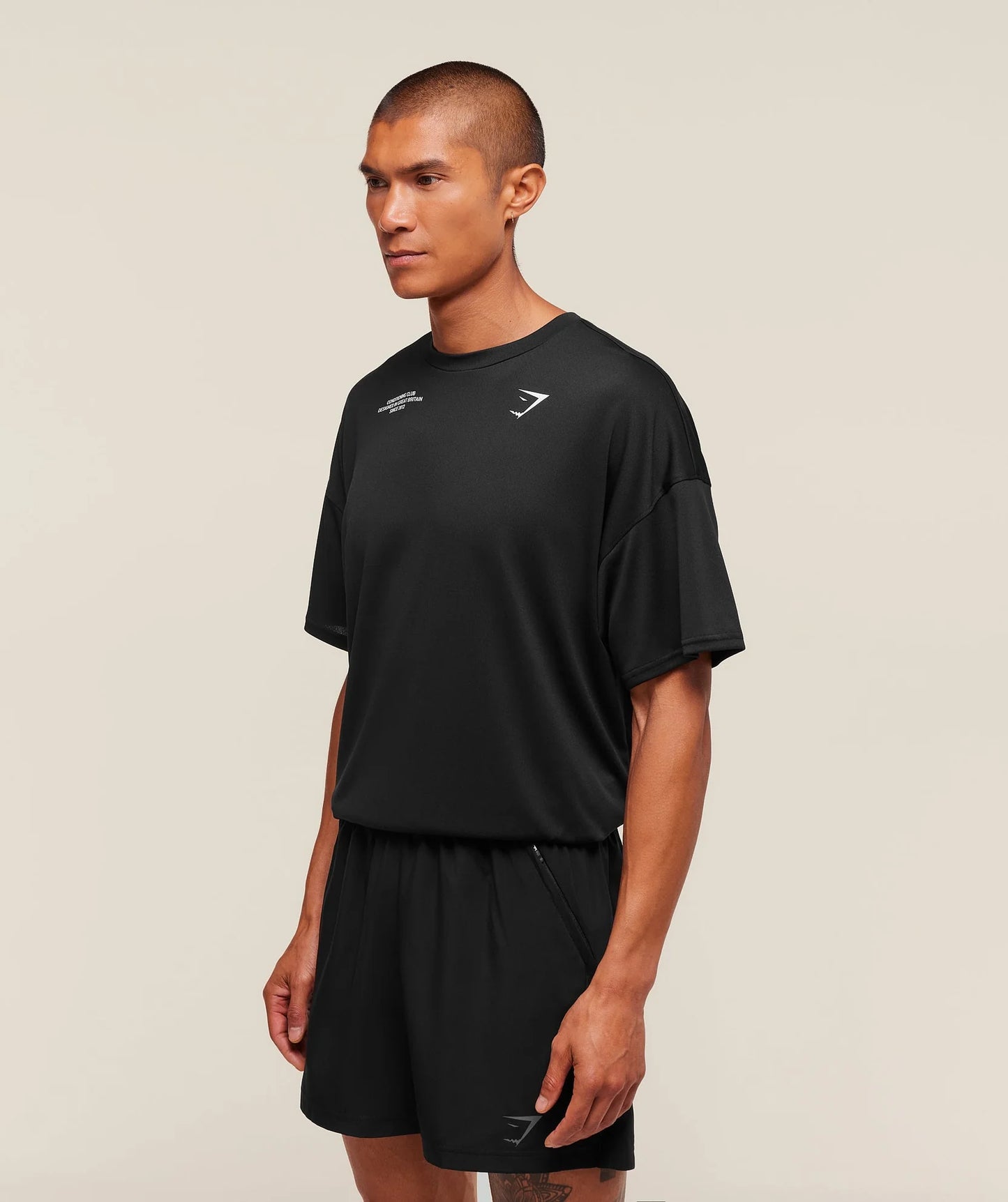 GYMSHARK Conditioning Club Oversized T Shirt Black — Gymshark | Authentic India