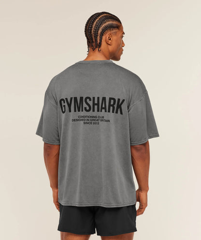 GYMSHARK Conditioning Club Washed T-Shirt — Gymshark | Authentic India