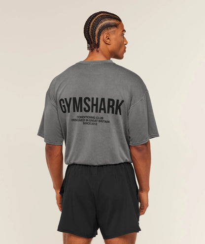 GYMSHARK Conditioning Club Washed T-Shirt — Gymshark | Authentic India