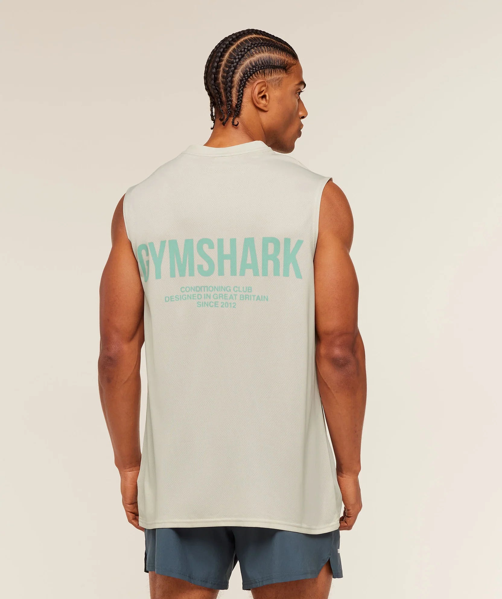 GYMSHARK Conditioning Club Washed Tank White — Gymshark | Authentic India