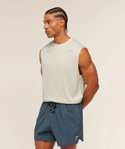 GYMSHARK Conditioning Club Washed Tank White — Gymshark | Authentic India