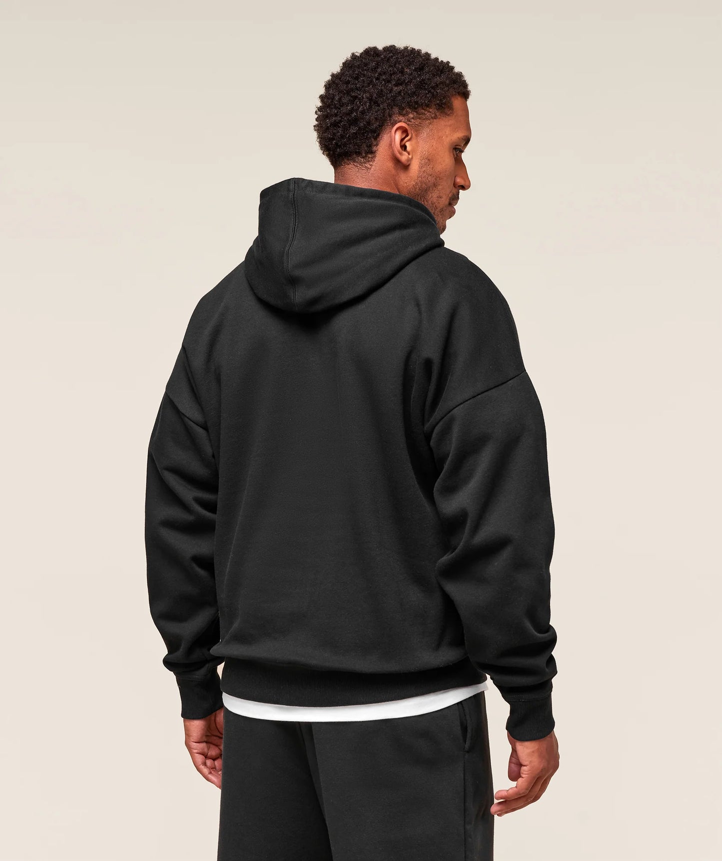 GYMSHARK Crest Oversized Hoodie Black — Gymshark | Authentic India