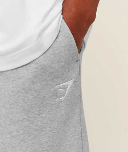 GYMSHARK Crest Oversized Jogger Pants Grey — Gymshark | Authentic India