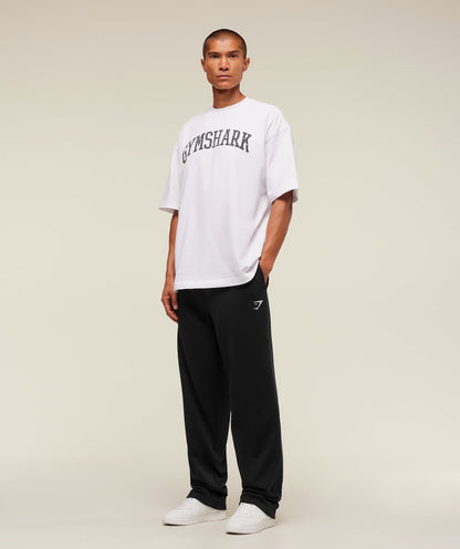 Gymshark Crest Straight Leg Jogger Tall Black — Gymshark | Authentic India