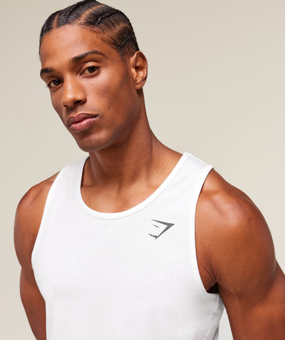 Gymshark Critical Tank White — Gymshark | Authentic India