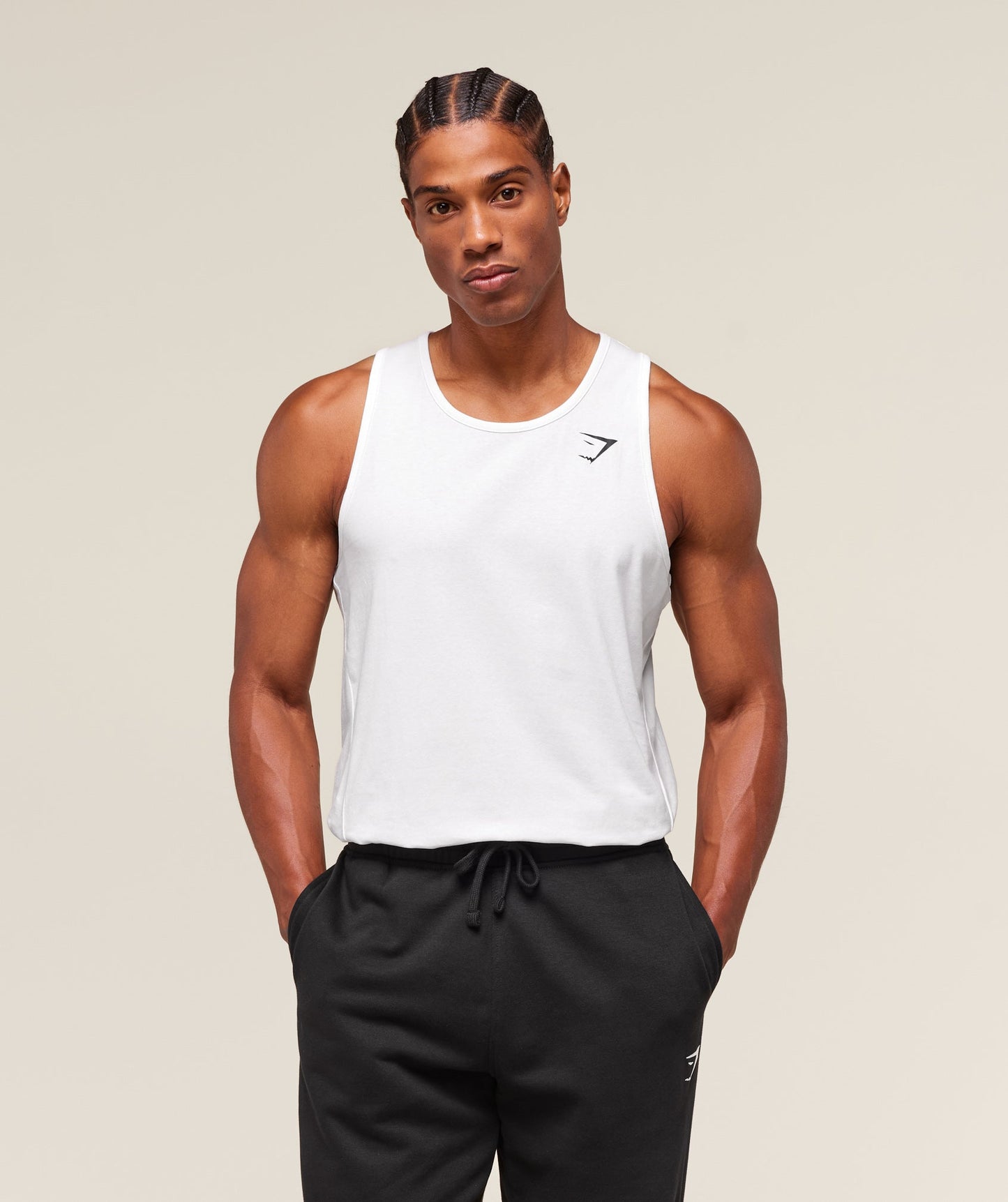 Gymshark Critical Tank White — Gymshark | Authentic India