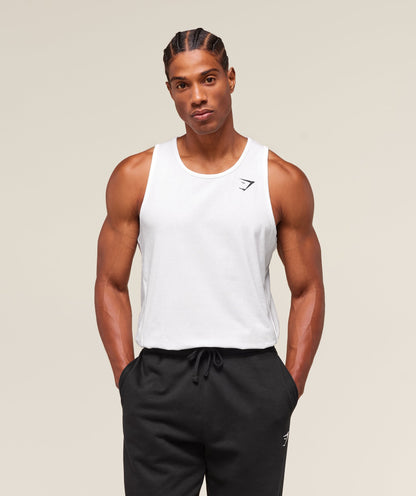 Gymshark Critical Tank White — Gymshark | Authentic India